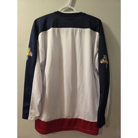 Florida Panthers White Jersey Vintage Off the Bench Medium Pre-Owned - Picture 4 of 8